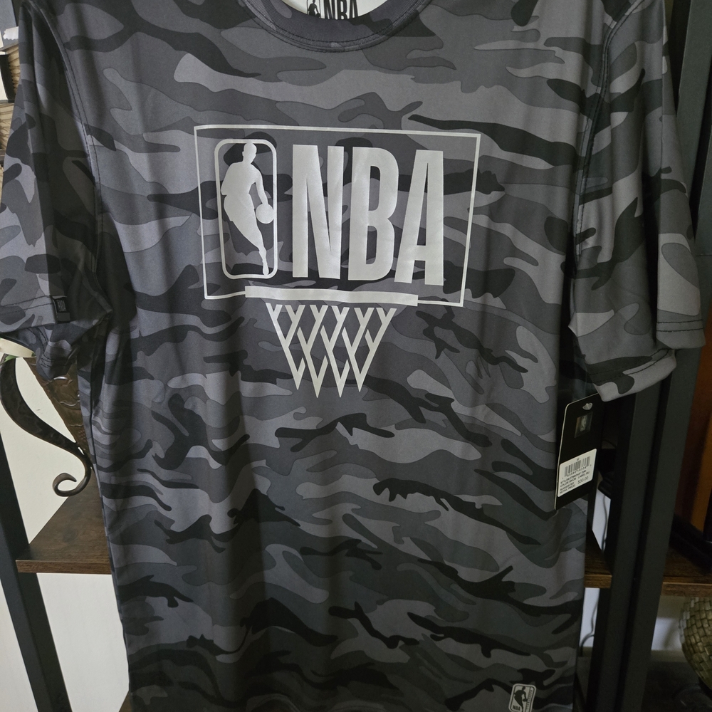 NBA Gray Camouflage Men's Shirt